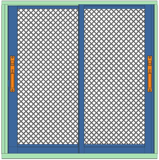 CỬA LƯỚI THÉP CHỐNG CẮT DÁNG LÙA CỬA LƯỚI THÉP CHỐNG CẮT DÁNG LÙA