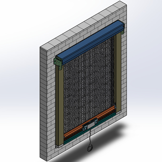 vị trí lắp đặt cửa lưới chống muỗi tự cuốn