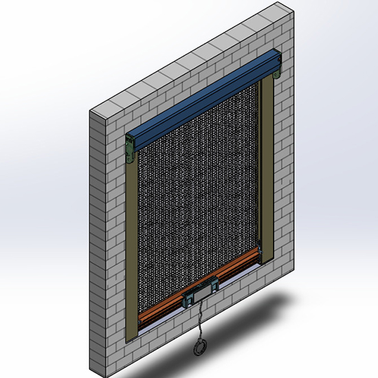vị trí lắp đặt cửa lưới chống muỗi tự cuốn